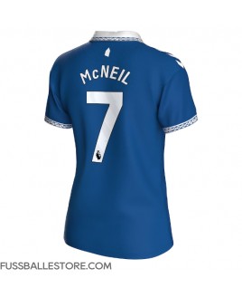 Günstige Everton Dwight McNeil #7 Heimtrikot Damen 2023-24 Kurzarm